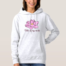 Mit all meinem Herzen rosa Lotus Art
