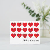 Mit all meiner Liebe 02 Postkarte (Stehend Vorderseite)