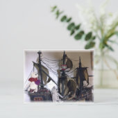 mit allen Segel-Sets Postkarte (Stehend Vorderseite)