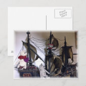 mit allen Segel-Sets Postkarte (Vorne/Hinten)