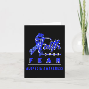 MIT ALOPECIA AWARENESS FAITH IMMER ÜBERSCHREITEN A KARTE