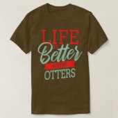 Mit anderen ist das Leben besser - 2 T-Shirt (Design vorne)