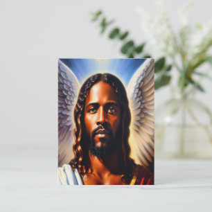 Mit Angel Wings Christliche Postkarte