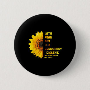 Mit Angst vor unserer Demokratie verweigere ich Fr Button