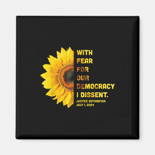 Mit Angst vor unserer Demokratie verweigere ich Fr Magnet