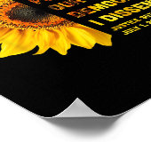 Mit Angst vor unserer Demokratie verweigere ich Fr Poster (Ecke)