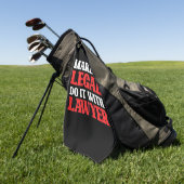 Mit Anwälten machen Golfhandtuch (Gras)