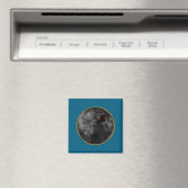 Mit Auf Spinnennetz Arachnid Mond Solar Magnet (In Situ (Geschirrspüler))