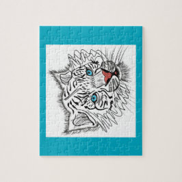 Mit Augen Babytiger Puzzle