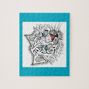 Mit Augen Babytiger Puzzle