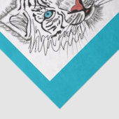 Mit Augen Babytiger Seidenpapier (Ausschnitt)