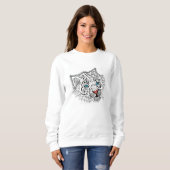 Mit Augen Babytiger Sweatshirt (Vorne ganz)