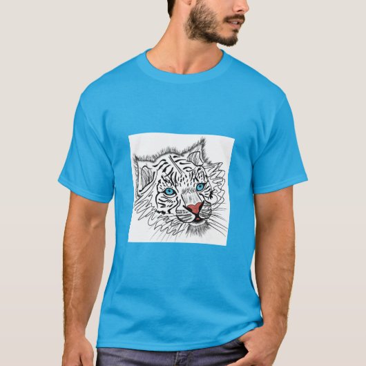 Mit Augen Babytiger T-Shirt (Vorderseite)