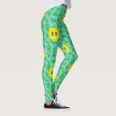 mit Augen Emoji-Leggings Leggings (Rechts)