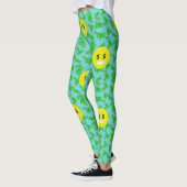 mit Augen Emoji-Leggings Leggings (Links)