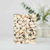 Mit Augen Erbsen Postkarte (Stehend Vorderseite)