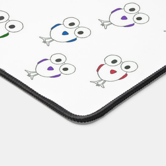 Mit Augen Großvögel Schreibtischunterlage (Ecke)