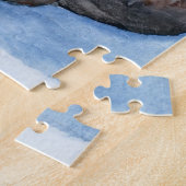 Mit Augen grün, grau, weiß und braun Puzzle (Seite)