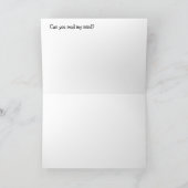 mit Augen Hugo Karte (Innenseite)