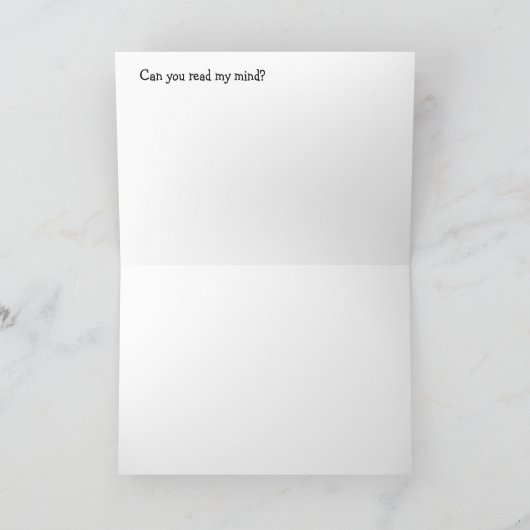 mit Augen Hugo Karte (Innenseite)