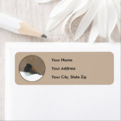 Mit Augen Junco-Malerei - Original Bird Art (Insitu)