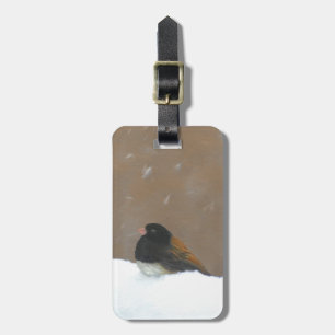 Mit Augen Junco-Malerei - Original Bird Art Gepäckanhänger