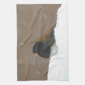 Mit Augen Junco-Malerei - Original Bird Art Geschirrtuch (Vertikal)