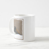 Mit Augen Junco-Malerei - Original Bird Art Kaffeetasse (Vorderseite Links)