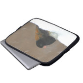 Mit Augen Junco-Malerei - Original Bird Art Laptopschutzhülle (Vorne Knopf)