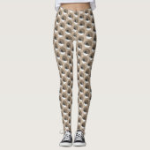 Mit Augen Junco-Malerei - Original Bird Art Leggings (Vorderseite)