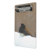 Mit Augen Junco-Malerei - Original Bird Art Mini Klemmbrett (Gewinkelt2)