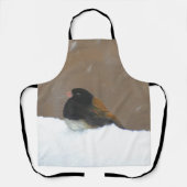 Mit Augen Junco-Malerei - Original Bird Art Schürze (Vorderseite)