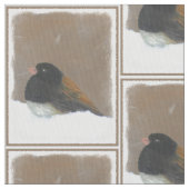 Mit Augen Junco-Malerei - Original Bird Art Stoff (Nahaufnahme)