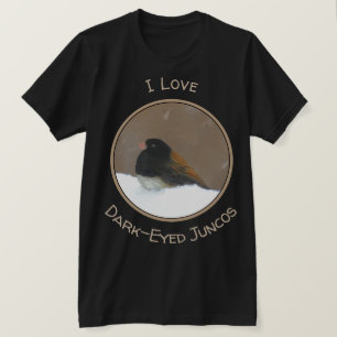 Mit Augen Junco-Malerei - Original Bird Art T-Shirt