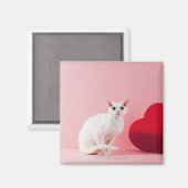Mit Augen Katze Magnet (Vorderseite/Rückseite)