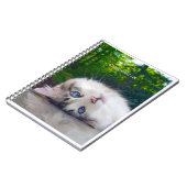 Mit Augen Katze Notizblock (Linke Seite)