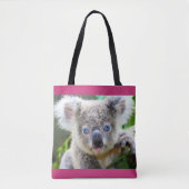 mit Augen Koala Tasche (Vorderseite)