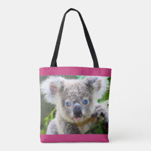 mit Augen Koala Tasche