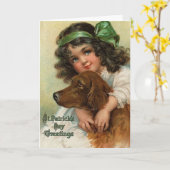 Mit Augen Lass - St. Patrick's Day Card Karte (Gelbe Blume)