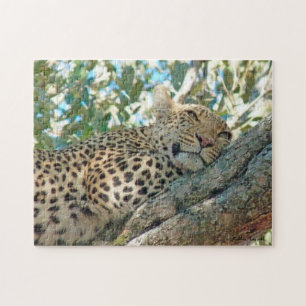 Mit Augen Leopard Puzzle