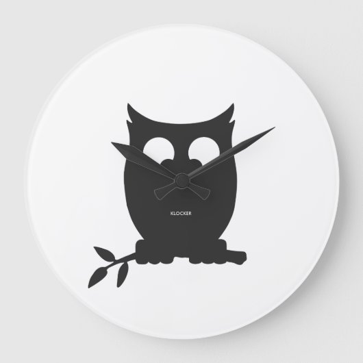 Mit Augen OWL Große Wanduhr (Vorderseite)