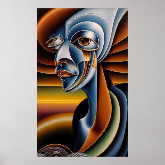 Mit Augen Riese Sleepy - Ken Gage Art Poster (Vorne)