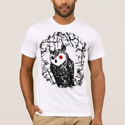 Mit Augen Rot T-Shirt (Vorderseite)
