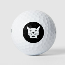 Mit Augen, sonnige männliche Katze, Cool Golfball