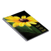 Mit Augen Susan-Fotografie aus Gelbschwarz Notizblock (Rechte Seite)