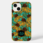 Mit Augen Susans Floral Monogram Case-Mate iPhone Hülle (Rückseite)