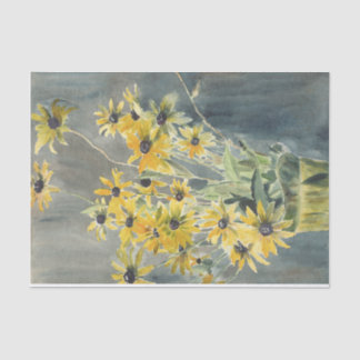 Mit Augen Sushi in Vase Aquarell Seidenpapier