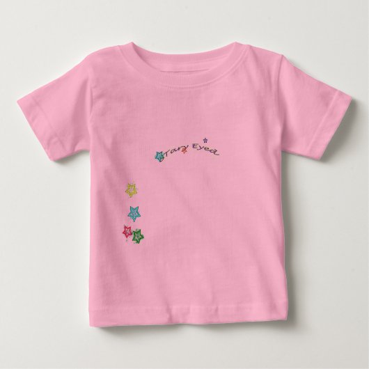 mit Augen vereinfacht Baby T-shirt (Vorderseite)
