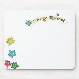 mit Augen vereinfacht Mousepad