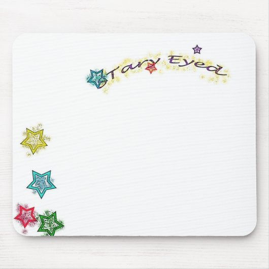 mit Augen vereinfacht Mousepad (Vorne)